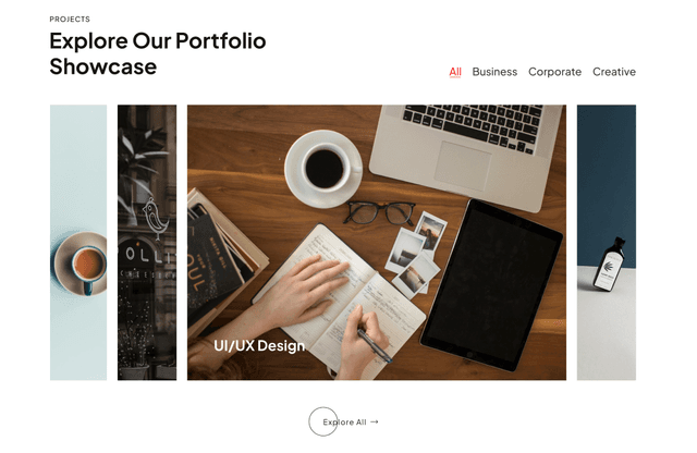 Modern office workspace